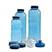 Produktbild 3 x Original Kavodrink TRITAN Trinkflaschen 100% ohne Weichmacher und Schadstoffe Set: 1x1 Liter (rund), 1x 0,75 Liter (rund), 1x0,5 Liter (rund) mit verschiedenen Deckeln