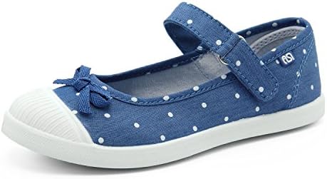 SNUOEN Girls Shoes Toddler Canvas Princess Sneakers Boat Shoes