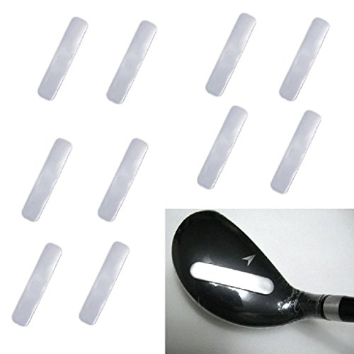 Ranuw 10 x lesté Laisse Bande ajouter Swing Poids pour clubs de golf Raquette de tennis fer Putter
