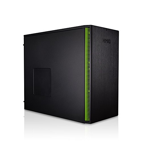 XMG SECTOR² lvl.2 Desktop Gaming PC, powered by ASUS (Intel i7-7700, GTX 1080, 16GB RAM, 256GB SSD, 2TB HDD, Win 10 Home) schwarz
