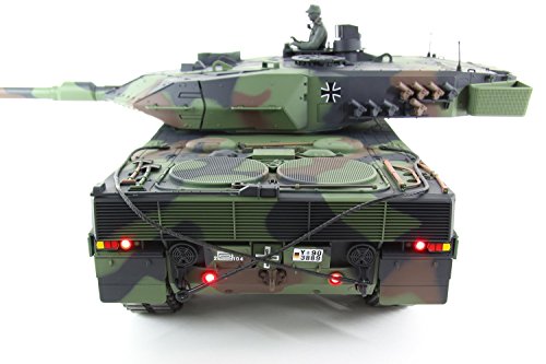Heng Long NATO Leopard 2 A6 Battle Tank 1/16 Pro version Metal Tracks & Metal Gears --- 2.4G -- BB shooting Smoking Sounding with a FREE Challenger Hat by Big Boyz ©