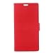 Produktbild Casefirst ASUS ZenFone 3 Zoom ZE553KL Case Cover, Bumper Durable Anti-Scratch Wallet Case [Card Pocket] Protective Shell Armor Hybrid Shockproof Rubber Bumper Cover with Card Slot Holder - Red