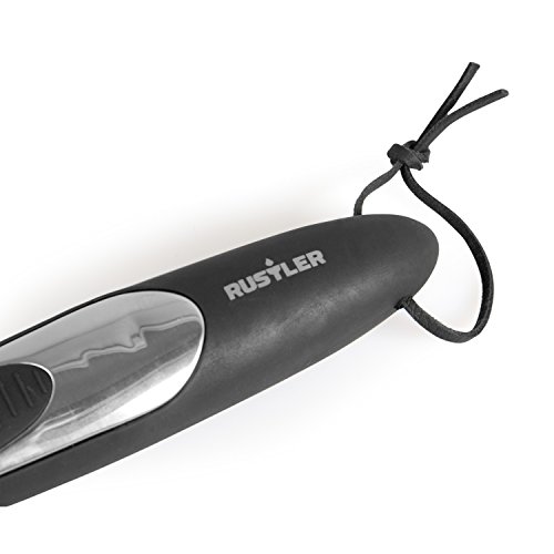 Rustler Grillroste / Grillwender Fisch in silber | 4er Set | verchromtes Metall | perfekt geeignet zum Grillen von ganzen Fischen - 5