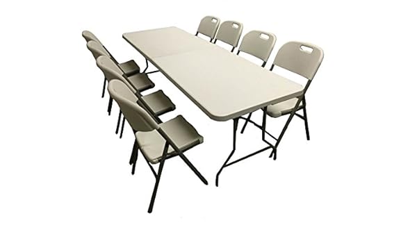 Entity Garden Trestle Banquet Camping 8ft Plastic Folding