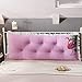 Produktbild GLL pillow Bedside große Kissen Bett Kopfteil weiche Tasche Lange große Doppel abnehmbar und waschbar (Farbe : C, größe : 220 * 50cm)