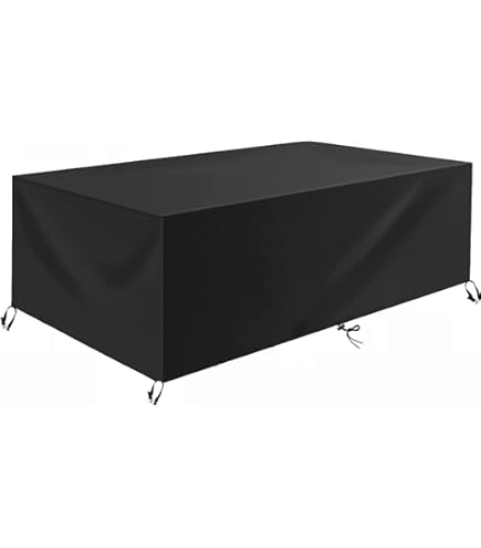 Copertura Per Mobili Giardino 150x90x100cm - Tessuto Oxford 600D, Impermeabile, Anti-UV, Con Fibbie - Foto 5