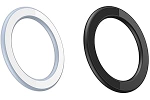 Panlouting 2er Pack | Magnetische Wandhalterung Handyhalterung für Magsafe iPhone 16, 15, 14, 13, 12 Pro Max | Stark Magnetisch mit Klebstoff | Freihändige Nutzung für Küche Bad Auto Büro