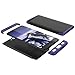 Produktbild VemMore OnePlus 5 Hülle Hard Case 3 in 1 Schutzhülle Full Body Schutz 3 Teilig Styliche Handytasche Hart PC Plastik Slim Case Back Cover Ultra Dünn Schale Schutz Handy Tasche Bumper Handyhülle - Blau Schwarz