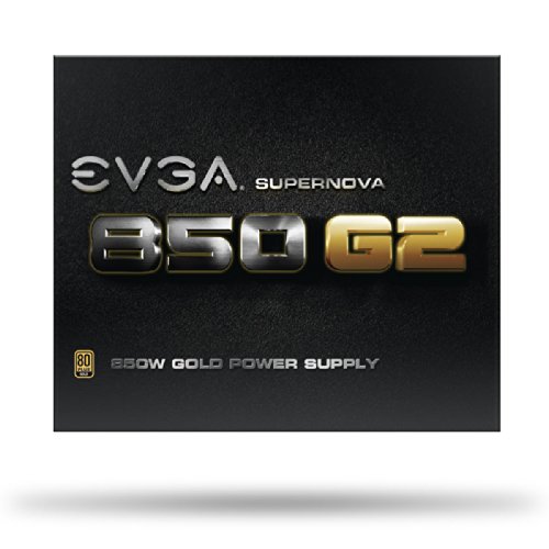 EVGA Supernova 850 G2, 80+ Gold 850W, Totalmente Modular, Modo EVGA Eco, Garantia de 10 Anos, acompanha testador Power On Self Tester para Fonte de alimentação 220-G2-0850-X2 (EU) - EVGA