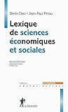 Lexique de sciences économiques et sociales