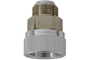 AMUR Junta giratoria - Conexión giratoria para pistola de BOMBA DIESEL - BOMBA COMBUSTIBLE - BOMBA GASOLEO, conexion giratoria de aluminio