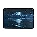 Produktbild Bgejkos Moon and Clouds on The Sea Fußabtreters Entrance Mat Floor Mat Door Mat Rug Indoor/Outdoor/Front Door/Bathroom Mats Non Slip