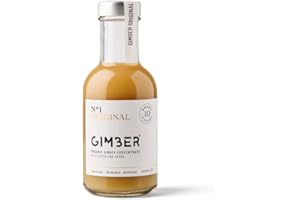 GIMBER N°1 Original 200 ml Concentrato di zenzero biologico | Bevanda analcolica biologica a base di limone ed erbe | Estratto di zenzero premium