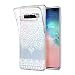 Produktbild HULI Design Case Hülle für Samsung Galaxy S10 Plus Smartphone im Orientalischen Muster weiß - Schutzhülleaus Silikon mit orientalischem Mandala Muster Henna Ornament Traumfänger - Handyhülle mit Druck