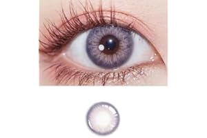 GÉNÉRIQUE Beauté Des Anges Belle Aurore Lentilles annuelles grises sans correction nouvelle technologie détails haute définition. Sans prescrition