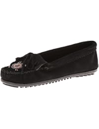 Minnetonka Kilty Moc Mujer US 8 Negro MocasÃn