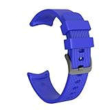 Happy Event Sport Silica Gel Soft Ersatz Uhrenarmband für Samsung Gear Sport L (Blau)