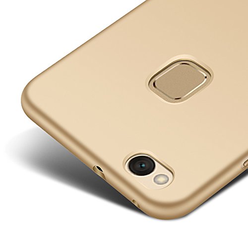 Oro Ultra-delgado Funda Case Cover y Protector de Pantalla Para Huawei P10 Lite 5 2 pulgadas  no es compatible con Huawei P10  Vooway   MS70375
