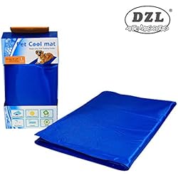 DZL Manta refrescante para perro 90*50CM,Manta enfriador para mascotas. Reduce la sensación térmica corporal