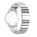 18MM Ersatz Uhrenarmbänder Transer® für Huawei Watch/Huawei Honor S1/Withings Activite Pop/Withings Pulse OX/LG Watch/Asus Zenwatch 2 18mm Edelstahl Armband für Uhren Breite: 18mm (Silber)