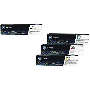 Toner HP 130A Noir Authentique Pour Imprimantes LaserJet M176n Et M177fw - Rendement 1300 Pages, Recyclable