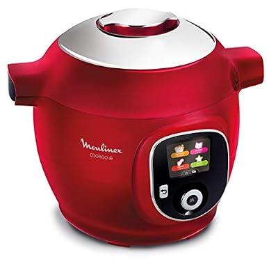 MOULINEX Cookeo+ Multicuiseur Intelligent 6 L 180 Recettes Préprogrammées Rouge Ce85A510