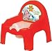 KID'S & TODDLER & BABY PLASTIC RED COLOUR POTTY CHAIR COMES WITH BLUE OR RED PICTURE