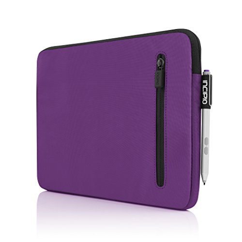 Incipio ORD horizontale Tasche für Microsoft Surface 3 – von Microsoft zertifizierte, gepolsterte Nylon-Schutztasche inkl. Außentasche – lila - 3