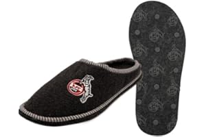Bock op Kölle, 1.FC Köln Pantoffel, dunkel grau, Logo Sohle, Größe 35-47