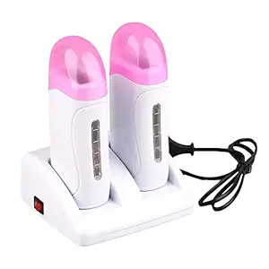 Generic Double Depilatory Roll Wax Heater Waxing Cartridge Hair Removal Warmer NEW JE
