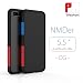 Produktbild Telephant iPhone Case NMD - Anti-Shock Proof Technology with Air Steel, Anti-G Force, Dynamic Defense System, Medical Grade Silicone Bumper Case (iPhone 7/8 Plus, Black OG)