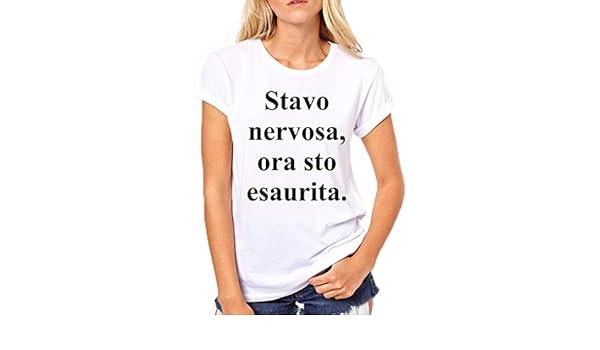 maglietta sto esaurita