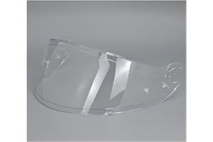 ZYAURA F For Shark D Skwal d-skwal 2 Spartan Casco Visor Cara Completa reemplazo Casco Lente Visor Accesorios Capacete Parabrisas Y (Color : Clear)