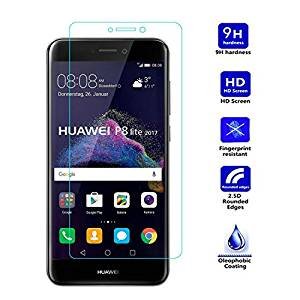 Huawei P9 Lite 2017 Schutzfolie, KuGi Huawei P9 Lite 2017 panzerglas folie - 9H Härte HD klar gehärtetem Glas Displayschutzfolie für Huawei P9 Lite 2017 smartphone.