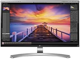LG 27UD88-W Écran PC LED IPS - 27" - 3840 x 2160 UHD 4K - 350 cd/m2-5 Ms - Argent (2xHDMI, DisplayPort, USB 3.0, USB-C)