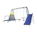 Produktbild Almansor Jump, Slide and Swing Set, Powder-Coated Steel Frame, Weather-Resistant Steel Tubes, ASTM Safety Standards, Blue by Sportspower