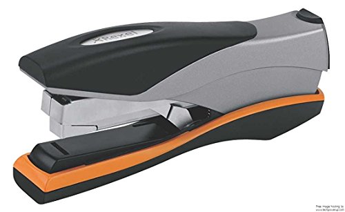3xRexel Optima 40 Low Force Stapler 70mm Throat Depth Silver/Black (40 Sheet Staple Capacity)