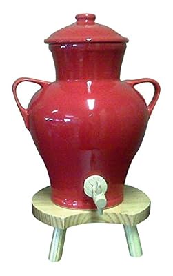 Duhalle 215 Vinaigrier Céramique Rouge Flamboyant 4 L