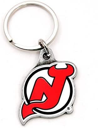 New Jersey Devils NHL Logo Keychain - Size One-Size