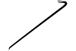 BARGAINS-GALORE 24" Wrecking Crow Bar - Pry Nail Lever, Steel, Swan Neck, Builders DIY Tool, New | Pry Road Concrete, Wrecker, Wrecking Bar | Cracking Ground, Concrete, Prying | Strong & Robust