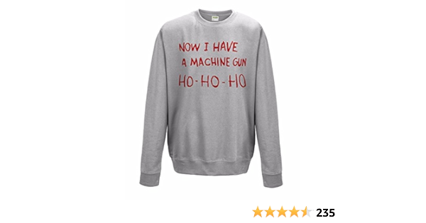 die hard machine gun sweater