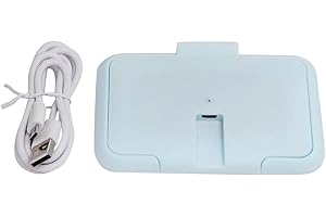 JOINPAYA wärmer wischen wipes warmer Feuchttuchwärmer nasser Gewebewärmer Wischwärmer und Spender feuchttücher Nasswischheizung Wischwärmer für Fahrzeuge Plastik Blue