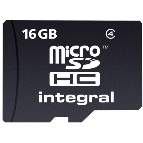 Preisvergleich Produktbild INTEGRAL 16GB microSDHC Card Class 2 ohne Adapter