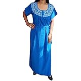 Indiatrendzs Women's Cotton Nighty Printed Sleepwear With Tie Belt ( Chest 46 )