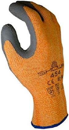 Showa Gloves SHO454-M 454 Glove, Size: M, Orange/Grey