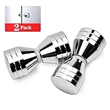 Hohe Qualität & Wasserdichte: Die Paare der Knöpfe sind aus Aluminiumlegierung Material, die Oberfläche ist mit Chrom behandelt, wasserdicht und widerstandsfähig.