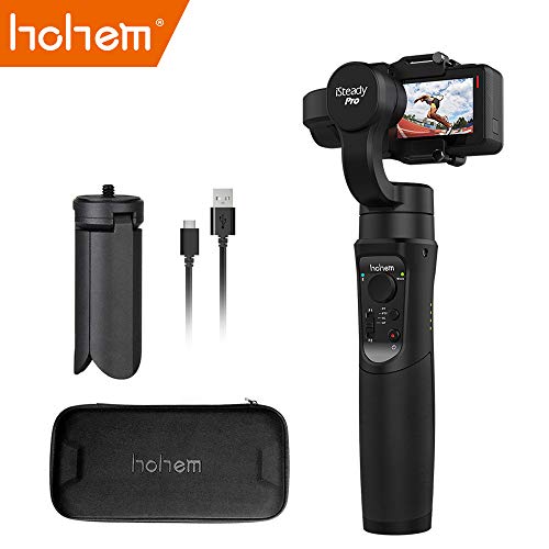 Hohem 3-Axis Handheld Gimbal stabilizer Compatiable with Sony RX0, Gopro Hero 7/6/5/4, Yi Cam 4K, AE Hohem 3-Axis Handheld Gimbal stabilizer Compatiable with Sony RX0, Gopro Hero 7/6/5/4, Yi Cam 4K, AE