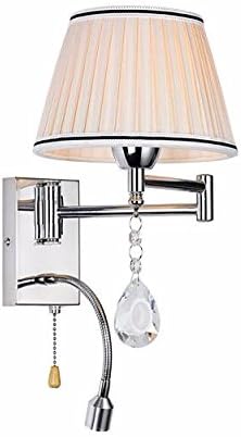 yxhflo Modern and minimalist rocker arm fabrics wall bedroom living room corridors bedside staircase wall lightsD