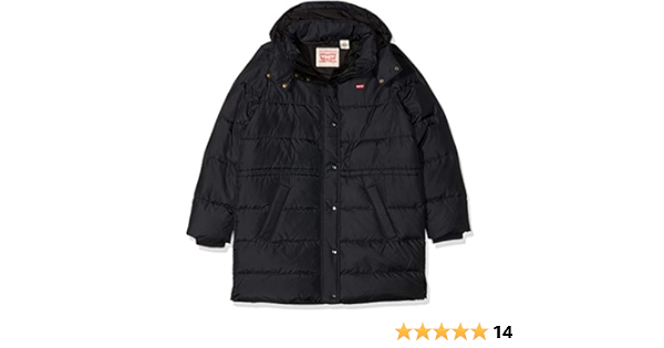 levis black coat