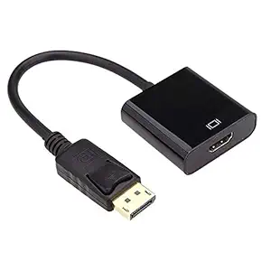 CARE CASE DisplayPort (DP) Male to HDMI Female Adapter 1080 @ 60Hz Converter for PC/Laptop/Projector/HDTV etc.